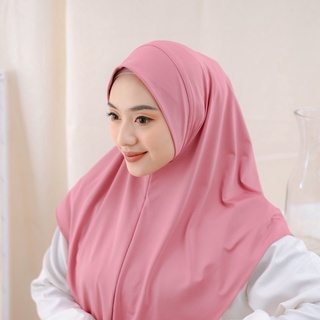 Bergo Hamidah Soft Pet Oval Pinguin Size M