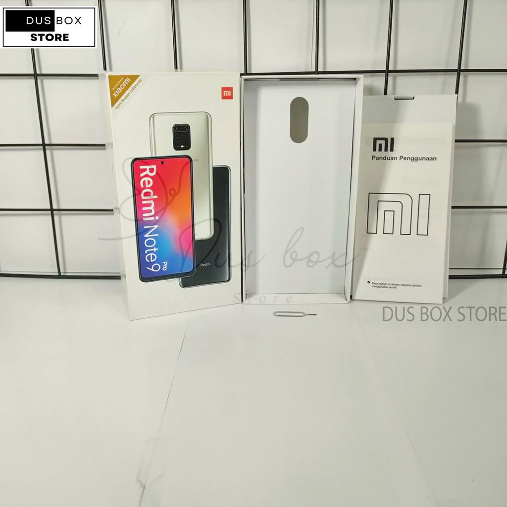 DUS BOX REDMI NOTE 9 PRO -FREE STICKER DAN FULLSET- BOX REDMI