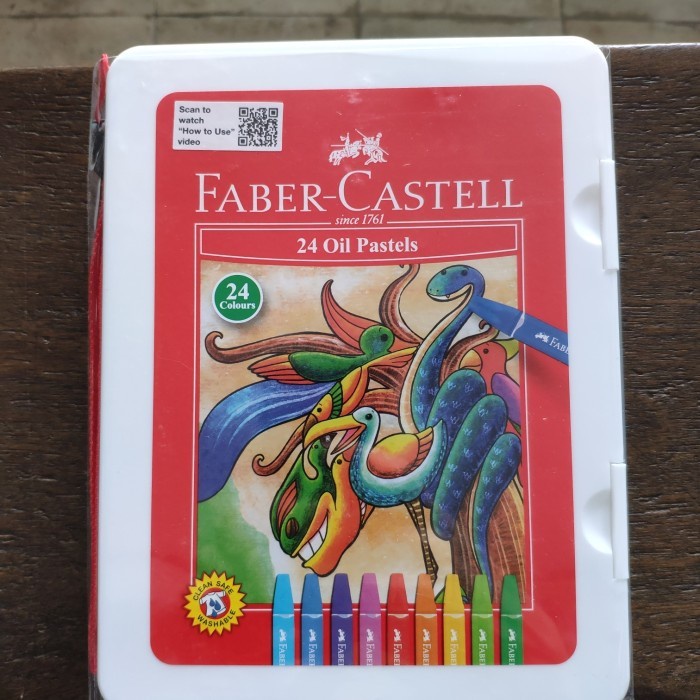 

Terlaris Crayon / Oil Pastel Faber Castell 24 ( Set ) Original