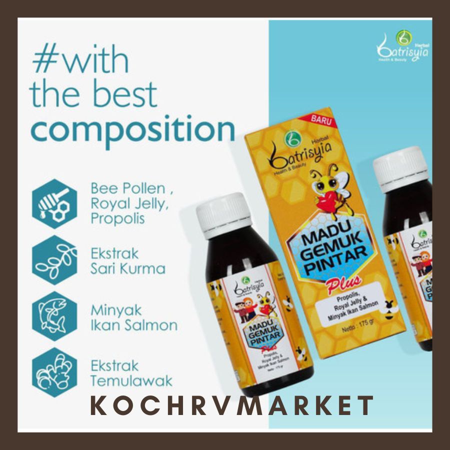 

Langsung kirim➡️ Batrisyia Madu Gemuk Pintar 175gr| Batrisyia Madu gempi | madu gemuk pintar | madu anak