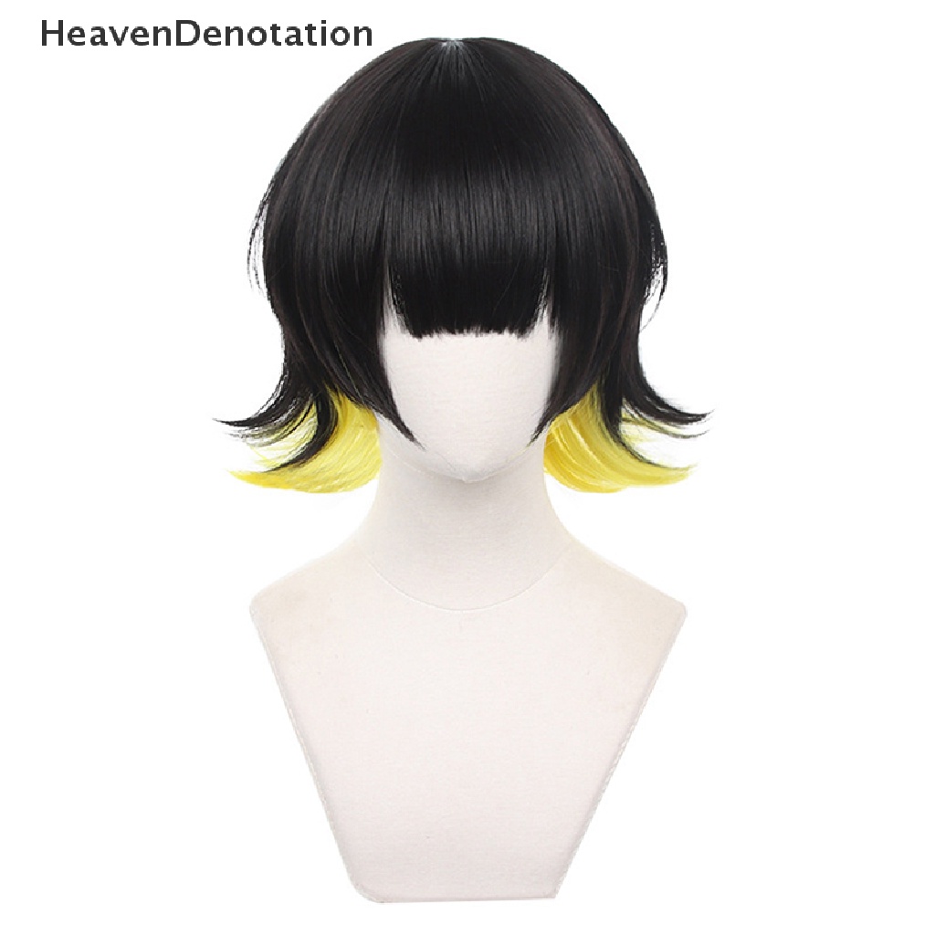 [HeavenDenotation] Anime Blue Lock Bachira Meguru Cosplay Wig Pria Tahan Panas Wig Karnaval Alat Peraga HDV