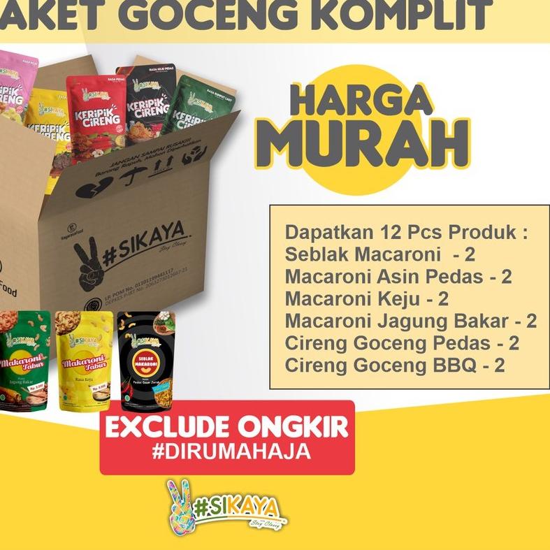 

✴ Paket Goceng Komplit PSBB (Promo Saat Butuh Berhemat)-Sikaya ➳