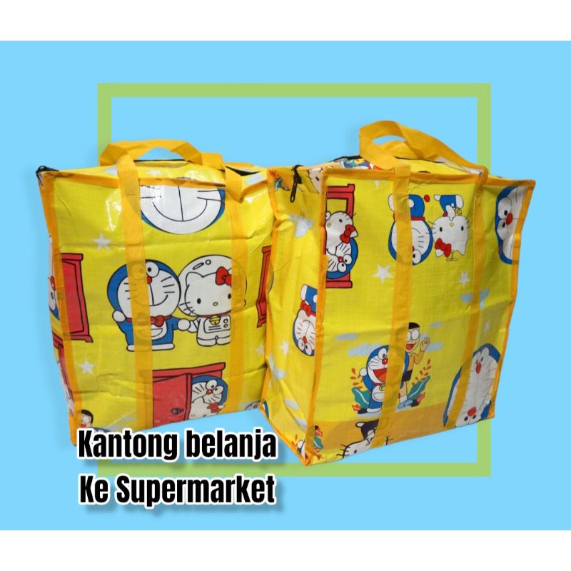 tas belanja ke supermarket