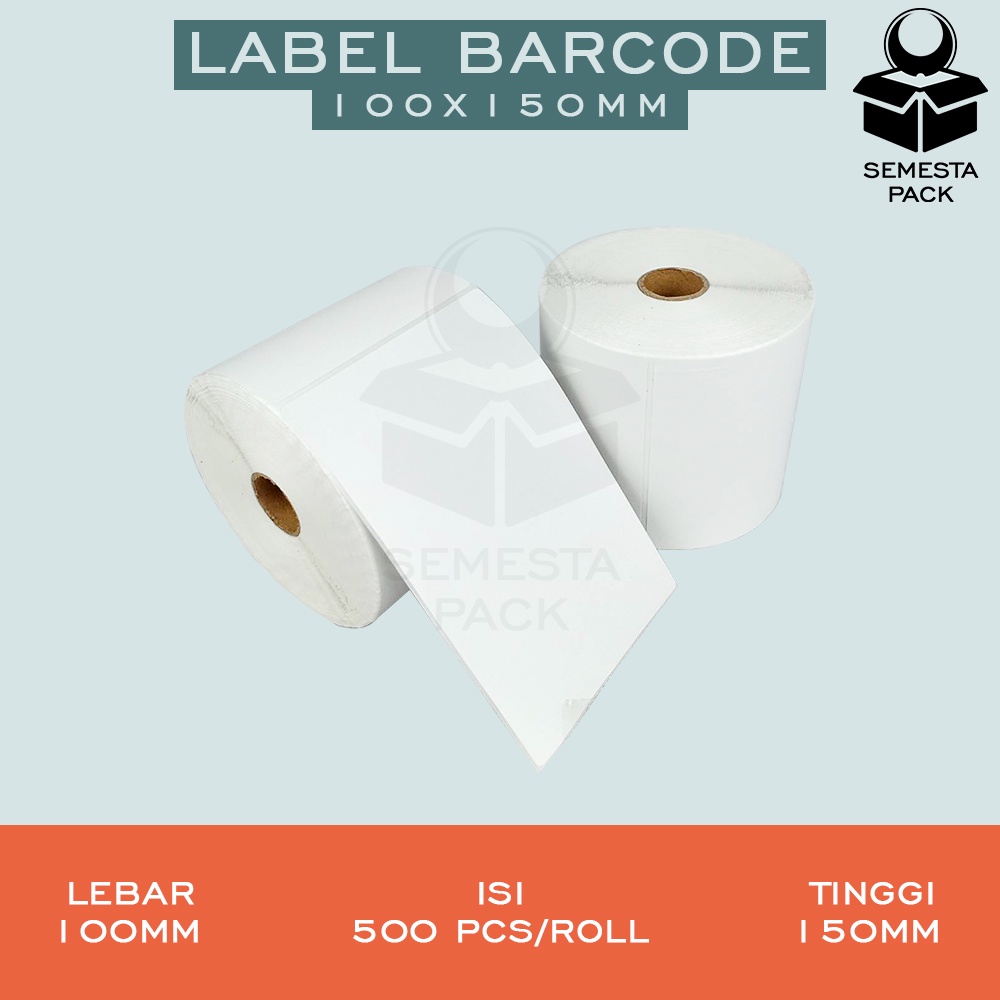 Kertas Thermal 100x150mm / Label Barcode / Label Thermal 100x150mm