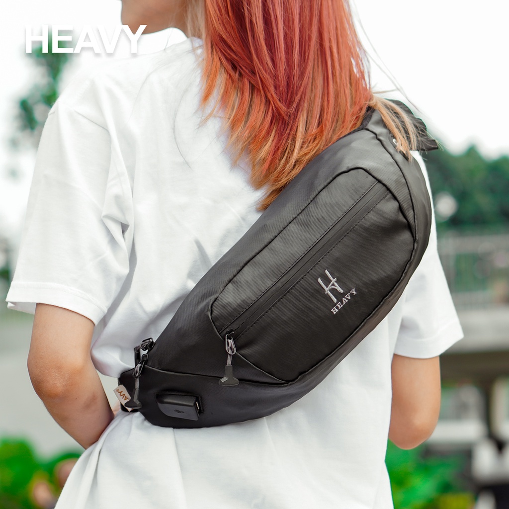 [HEAVY.BAG] TAS PINGGANG HEAVY | TAS WAISTBAG HEAVY WATERPROOFF