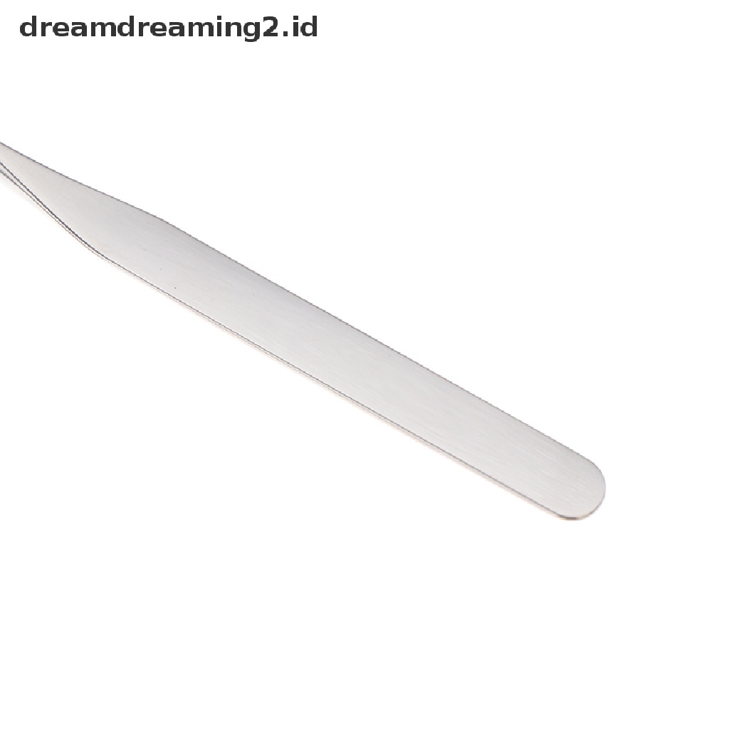 (dream) Spatula Toner Makeup Dual Head Bahan Stainless Steel Dengan Tongkat Pencampur Tas PU.