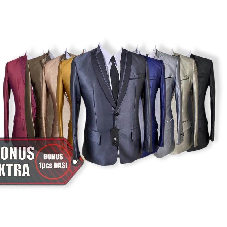 Termurah JAS PRIA - SETELAN JAS  WARNA MOCCA ROSE GOLD ABU GREY MOCA - JAS PENGANTIN BAHAN WOOL MENG