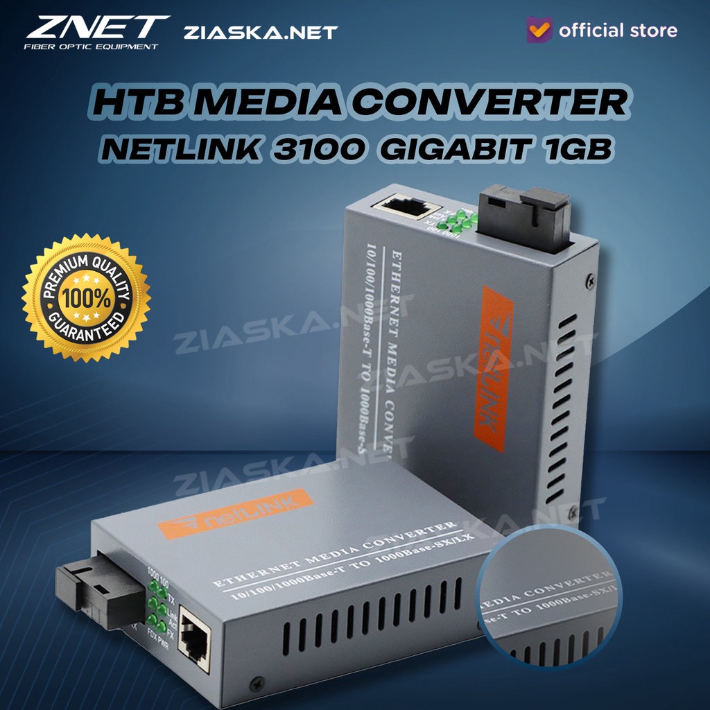 Media Converter htb-GS-03 A-B Gigabit Fiber Optic optik 1000Mbps 25KM