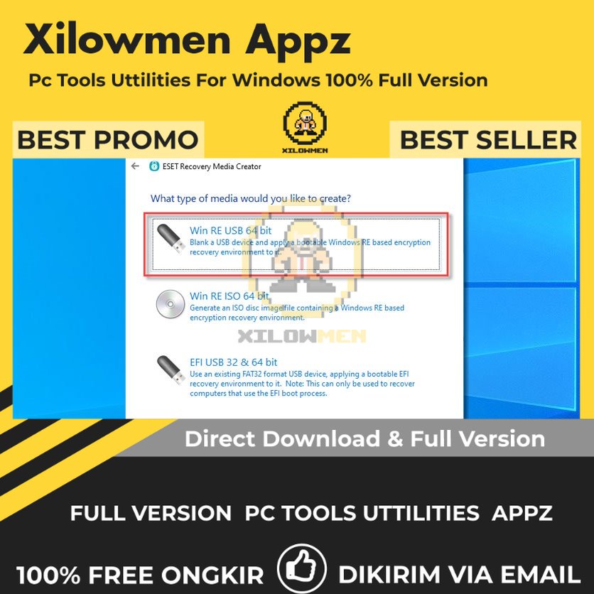 [Full Version] ESET Recovery Media Creator Pro PC Tools Software Utilities Lifetime Win OS