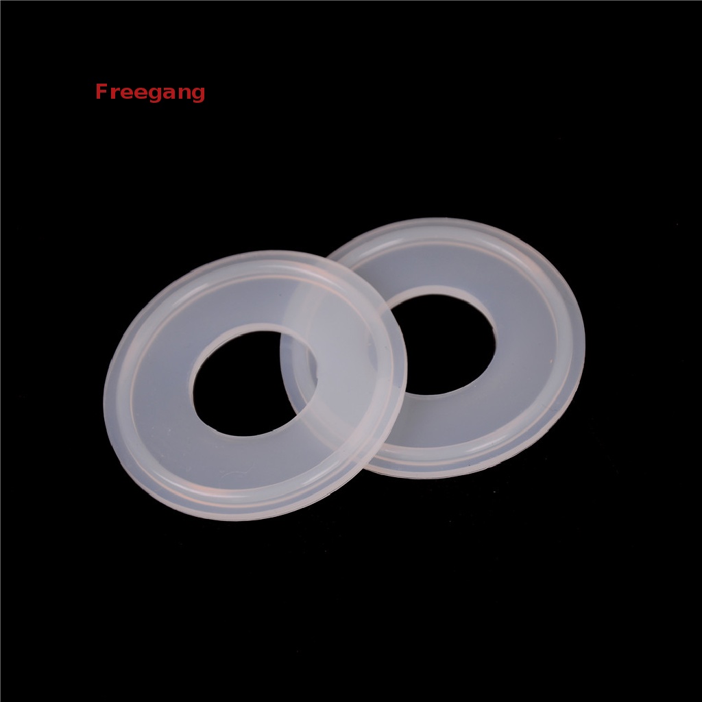 [Freg] 10pcs Gasket Silicon Penjepit Tri Sanitari 1 &quot;Cocok 50.5mm OD Type Ferrule Flange 451ID