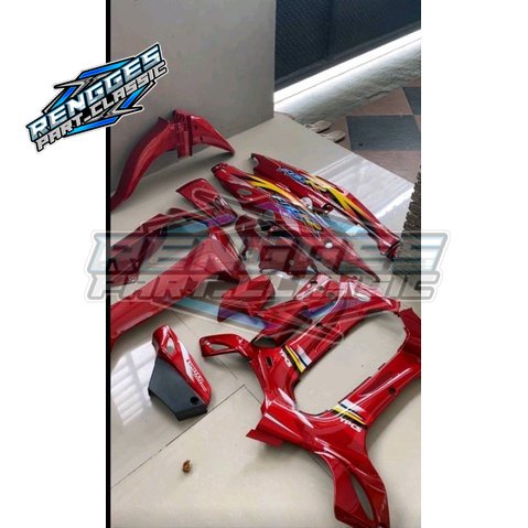 Cover Body halus Fiz R F1z R  Fiz r Fullset Limited Edition Merah Maroon, Cover Body full Set Halus 
