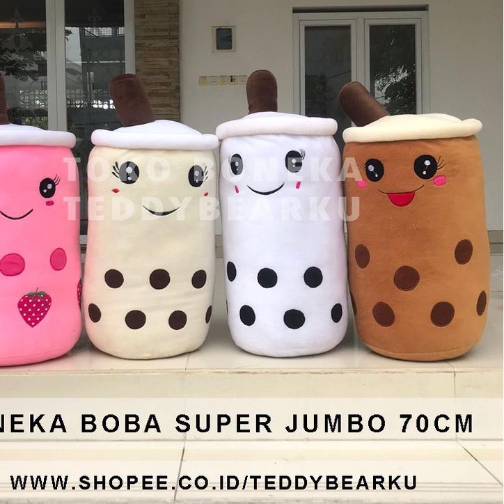 ➬ TERMURAH BONEKA BOBA BESAR VIRAL SUPER JUMBO 70CM PRODUSEN LANGSUNG ♥