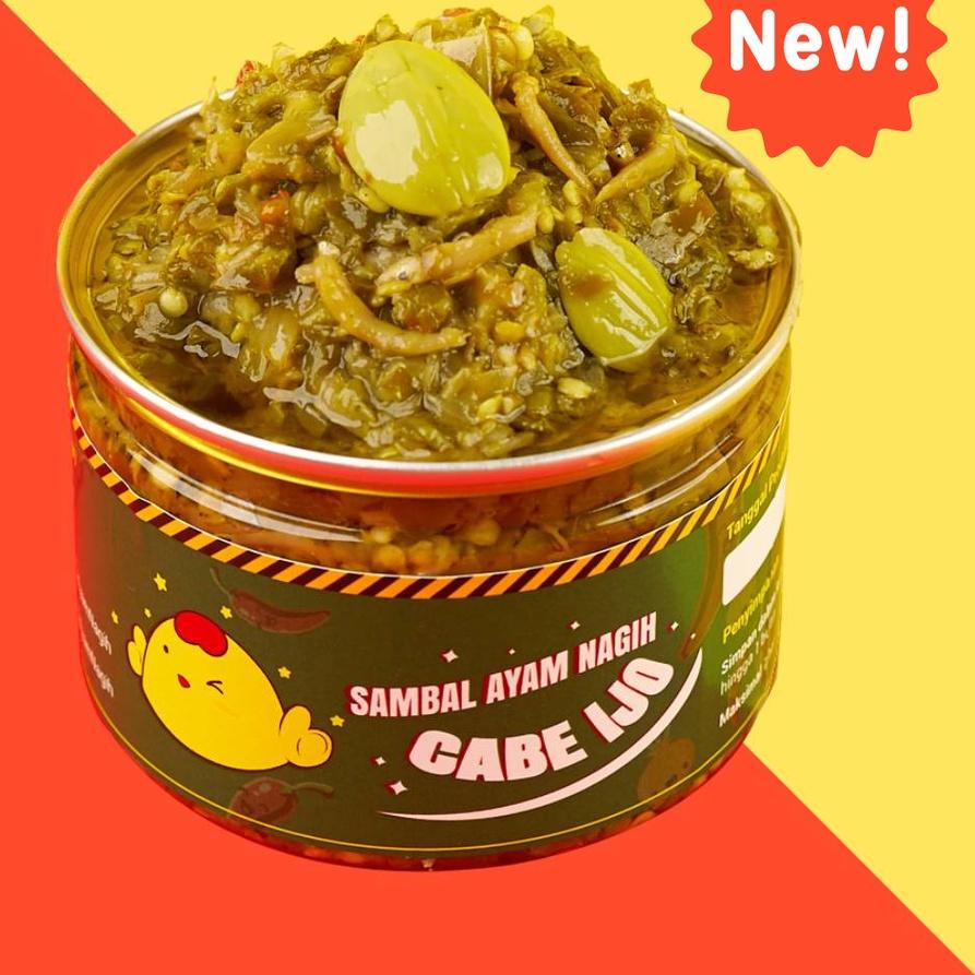 

➽ SAMBAL NAGIH - Sambal Cabe Ijo Padang Teri Toples ➻