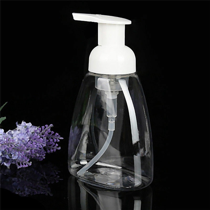 Botol Pump Foam Bening 300ml/botol Foaming Sabun/Botol Blister Rumah Tangga/Tempat Lotion Shampoo/Shower Gel Foam Pump bottle/Wadah Dispenser Cair Mousses