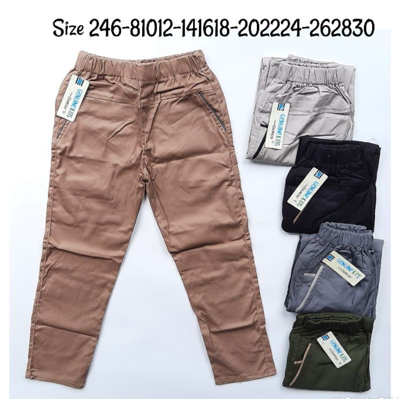 CELANA CHINOS KANVAS GENUINE