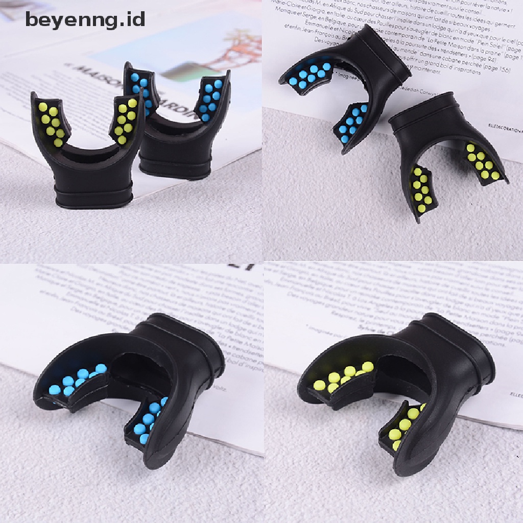 Beyen Scuba diving silicone w / color tab replacement regulator snorkel fit mouth piece ID