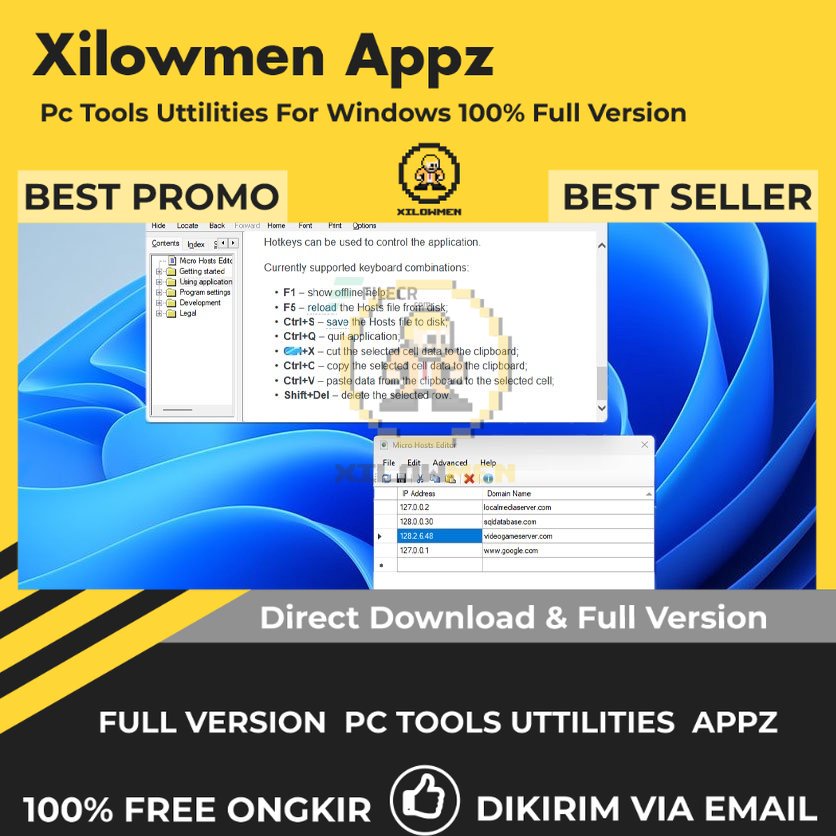 [Full Version] Micro Hosts Editor Pro PC Tools Software Utilities Lifetime Win OS