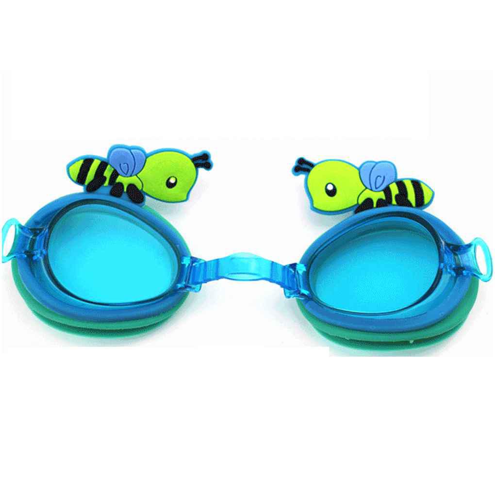 Silikon Anak Anti Kabut Lebah Kacamata Renang Kolam Renang Safety Children Swim Glasses