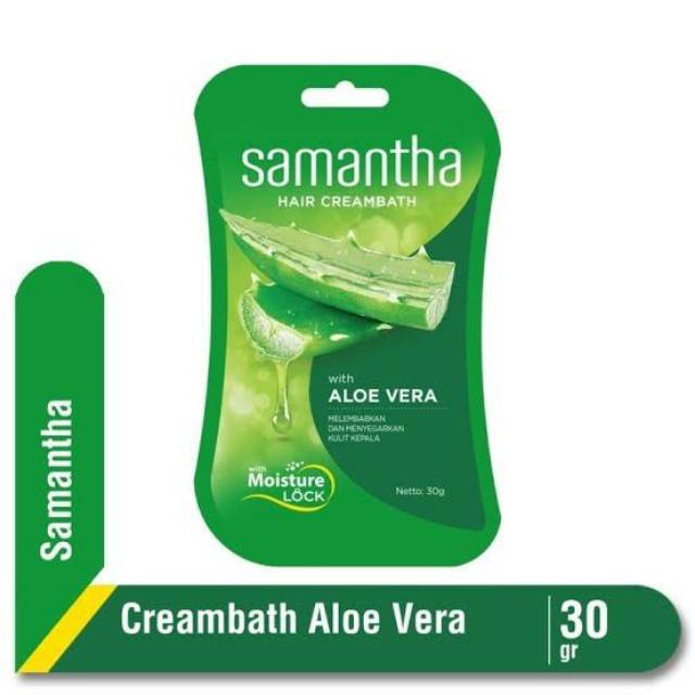 SAMANTHA HAIR CREAMBATH 30GR ALOE VERA