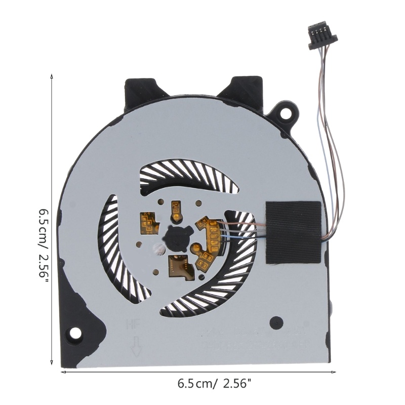 Zzz Kipas Pendingin Laptop Low Noise Cooler 4-pin Heat Sink Untuk Inspiron 5580aksesoris Perbaikan Cadangan Komputer Notebook