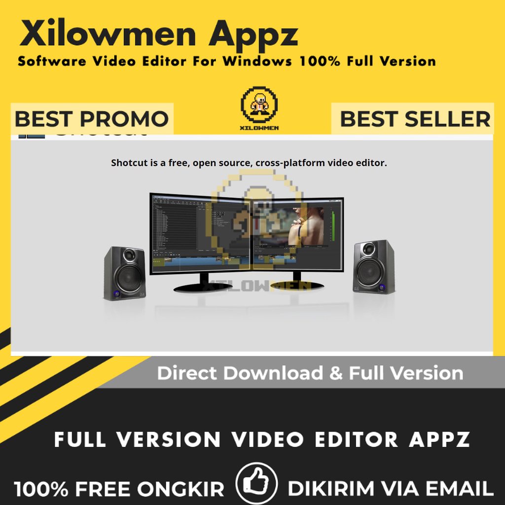 [Full Version] ShotCut  Pro Video Editor Lifetime WIN OS