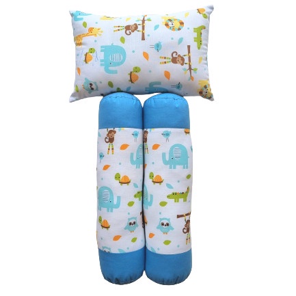 Bantal Guling Bayi Set (1 Bantal + 2 Guling) Bantal Guling Baby Motif - 01