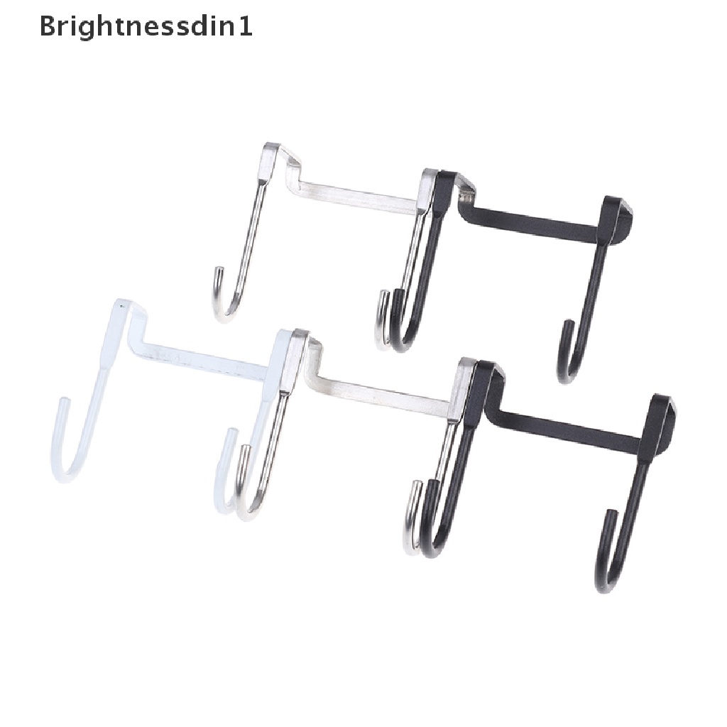 [Brightnessdin1] Stainless steel free punching door Tanpa Jejak Kait S-type door hanger Butik