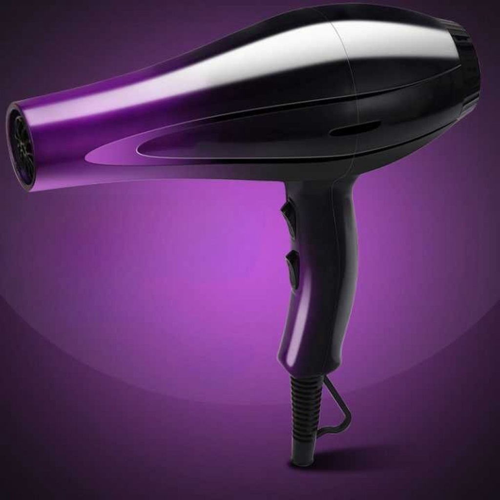 Hair Dryer Air Nozzles Quick Dry Pengering Rambut 2000W