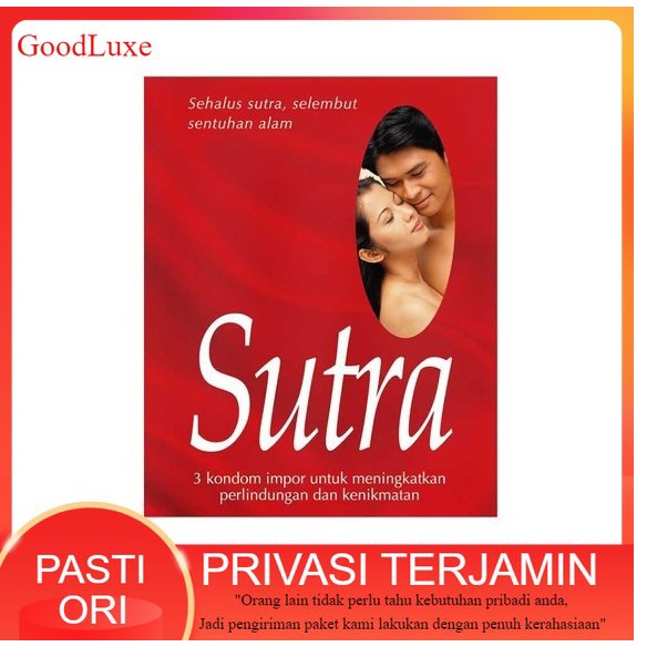 Kondom Sutra Merah isi 3 / Kondom Sutra Merah Isi 3 Pcs - Kondom Merah Sutra Classic / Kondom Sutra 