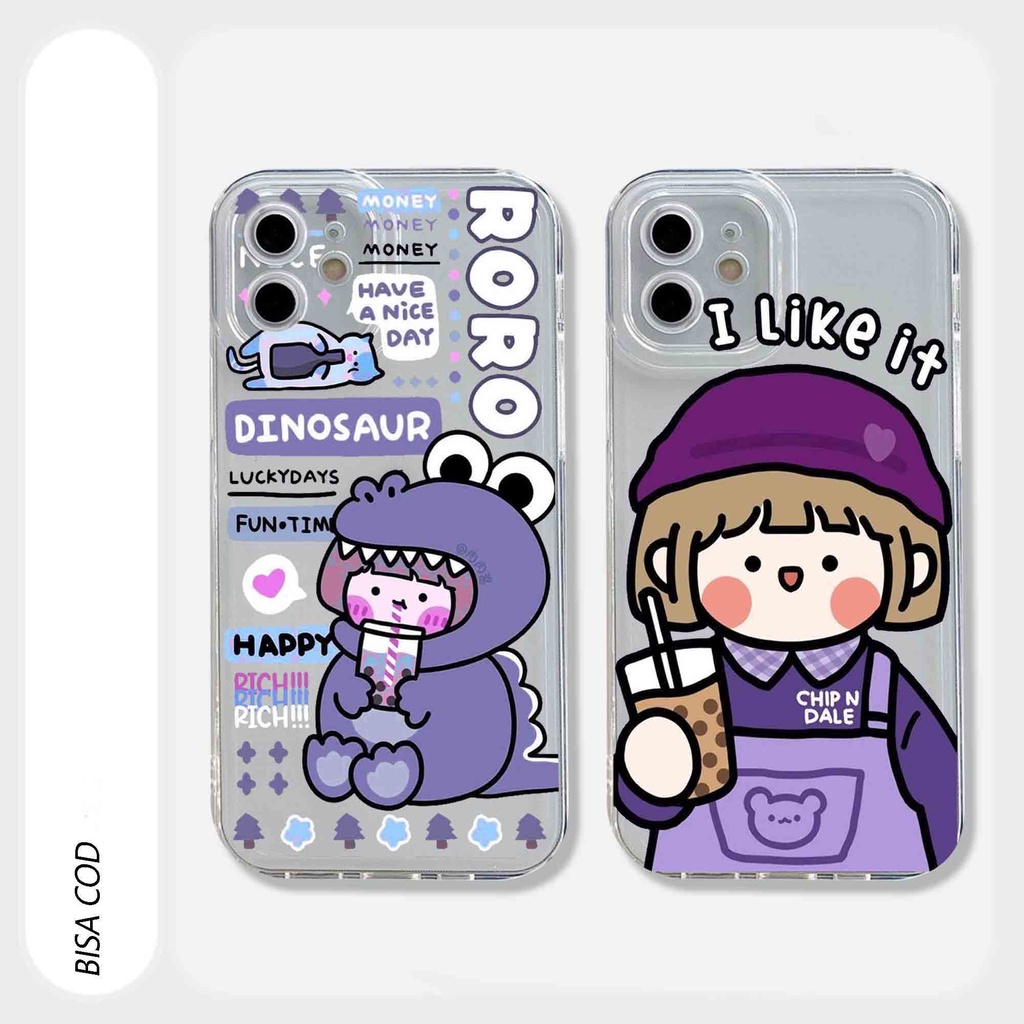 CASE FUZE PREMIUM - CLEAR CASE ALL TYPE [ KARTUN 1 ]  ALL TYPE FOR SAMSUNG A13 SAMSUNG A33 5G SAMSUN