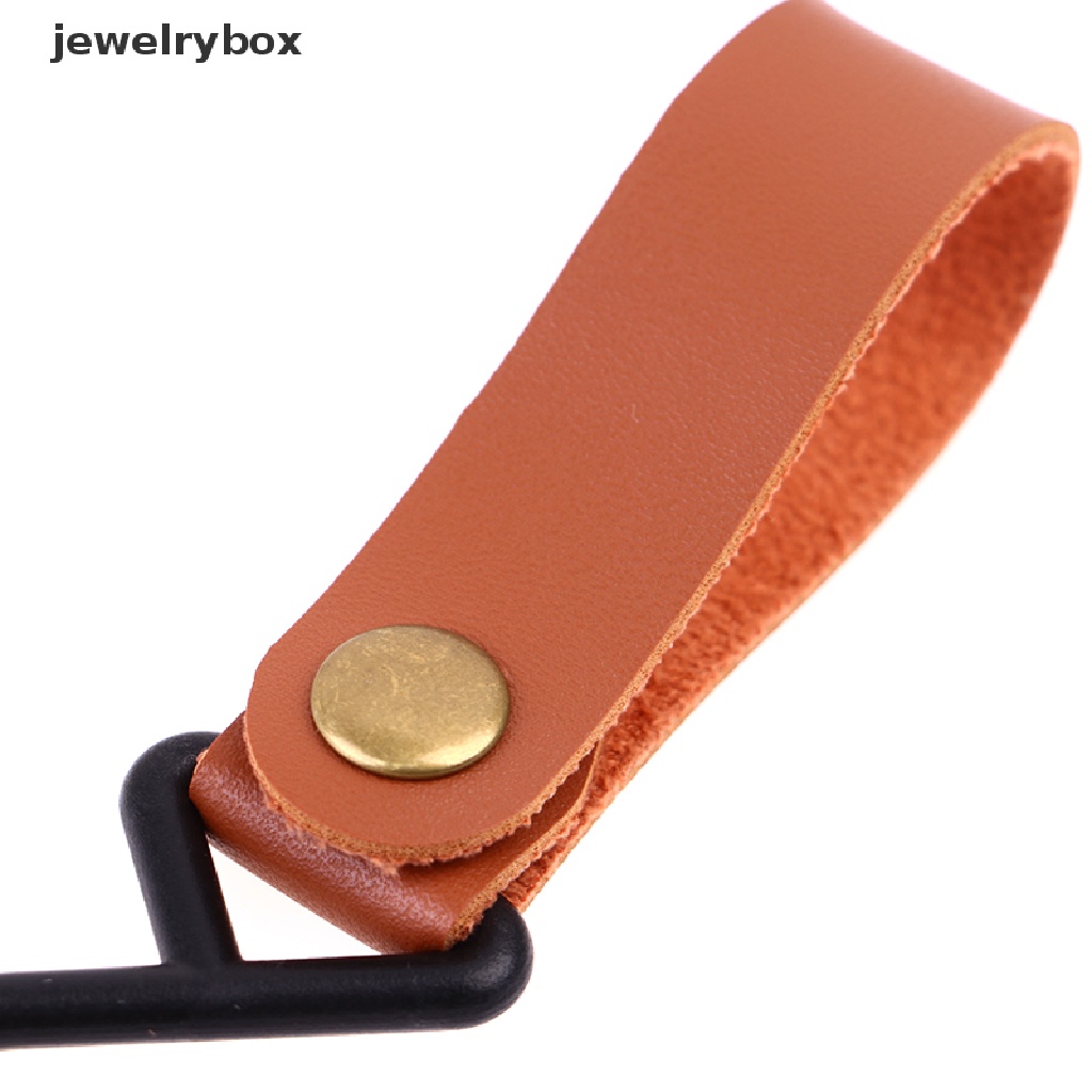 [jewelrybox] Outdoor PU Leather Hooks Portable Camping Tripod Penyimpanan Baju Gantungan Hook Butik