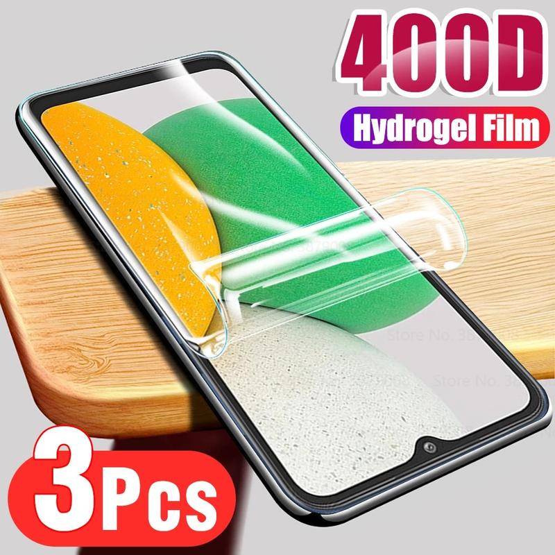 3pcs Untuk Samsung Galaxy A12 A13 A22 A22S A23 A33 A41 A51 A52 A52S A53 A71 A72 A73 4G 5G Hydrogel Film Pelindung Layar Film