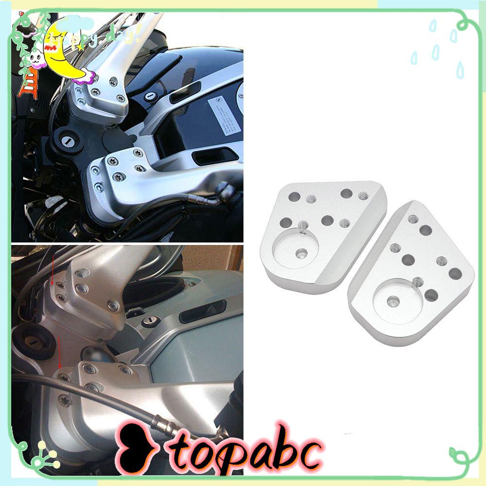 Top Stang Riser Silver Suku Cadang Motor Retrofit Aksesoris Stang Bagian