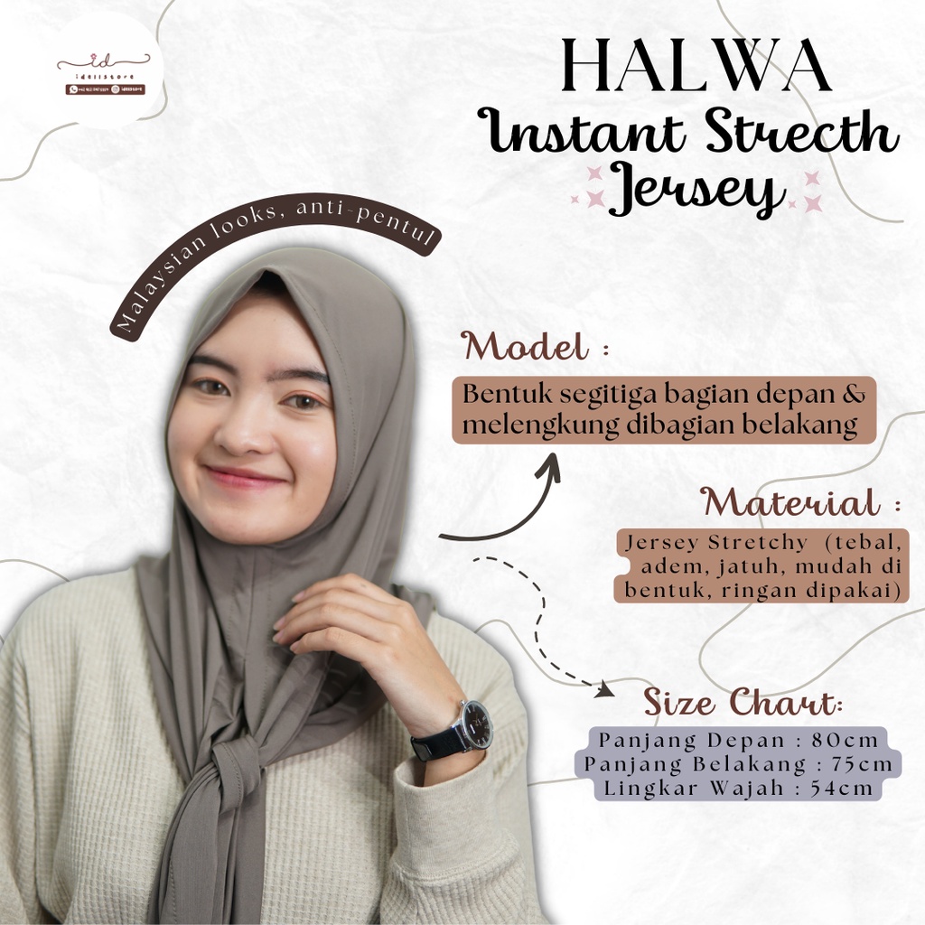 Halwa Instant Stretch Jersey