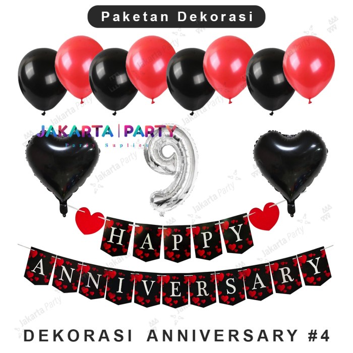 Paket Dekorasi Anniversary #4 / Paket Perlengkapan Anniversary