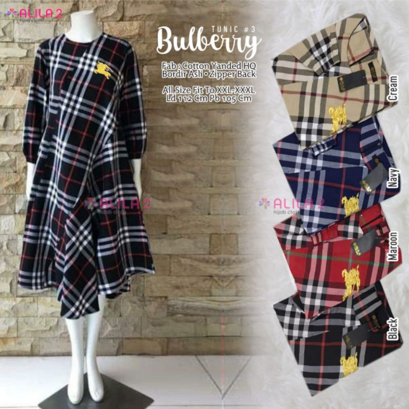 BULBERRY TUNIC #3 ORI ALILA | Cotton Yanded HQ Bordir Asli