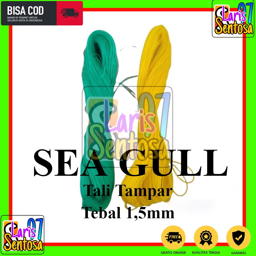 

Tali Tampar Tali Tambang 1.5mm SEA GULL Ecer