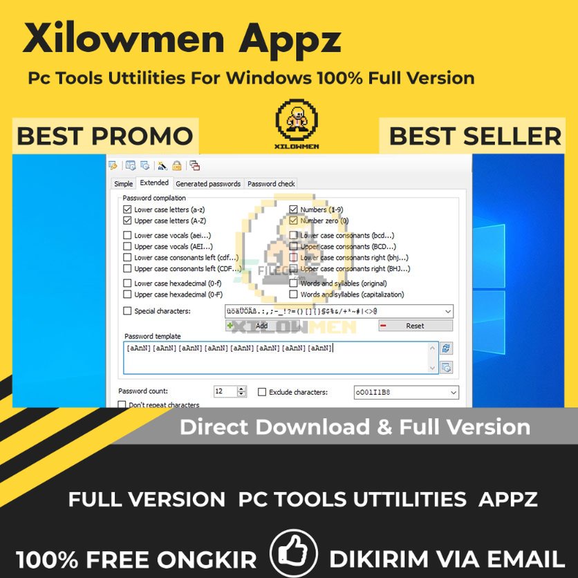 [Full Version] Password Generator Pro PC Tools Software Utilities Lifetime Win OS