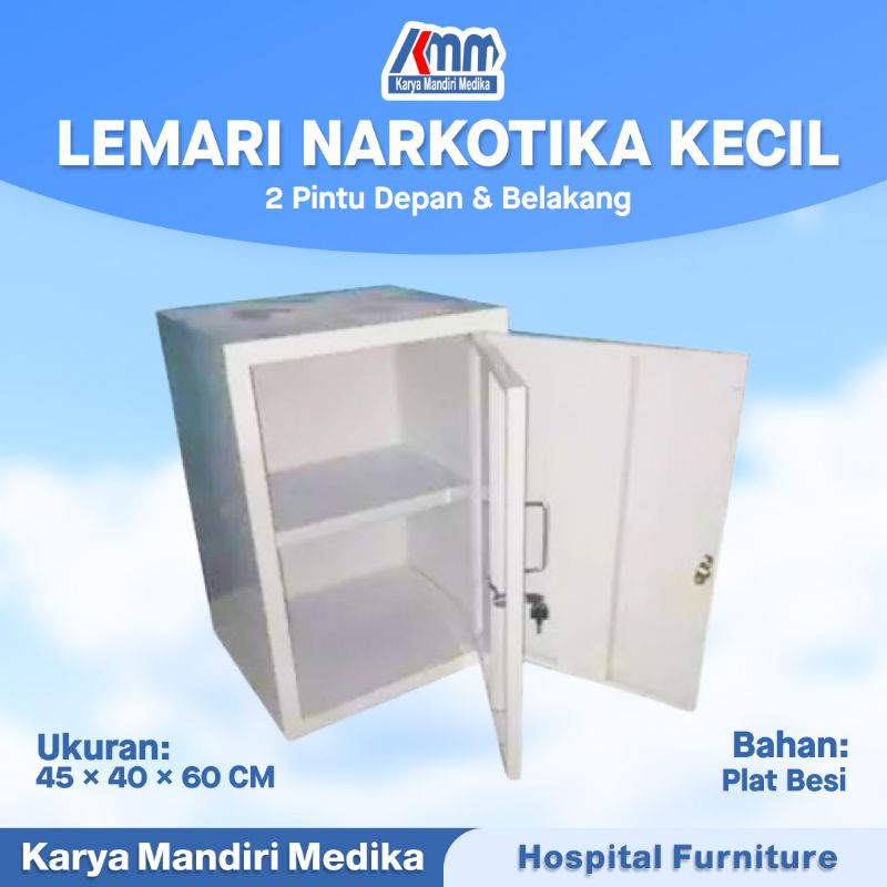 Lemari Narkotika Kecil / Penyimpan Obat Narkotika ( Besi )