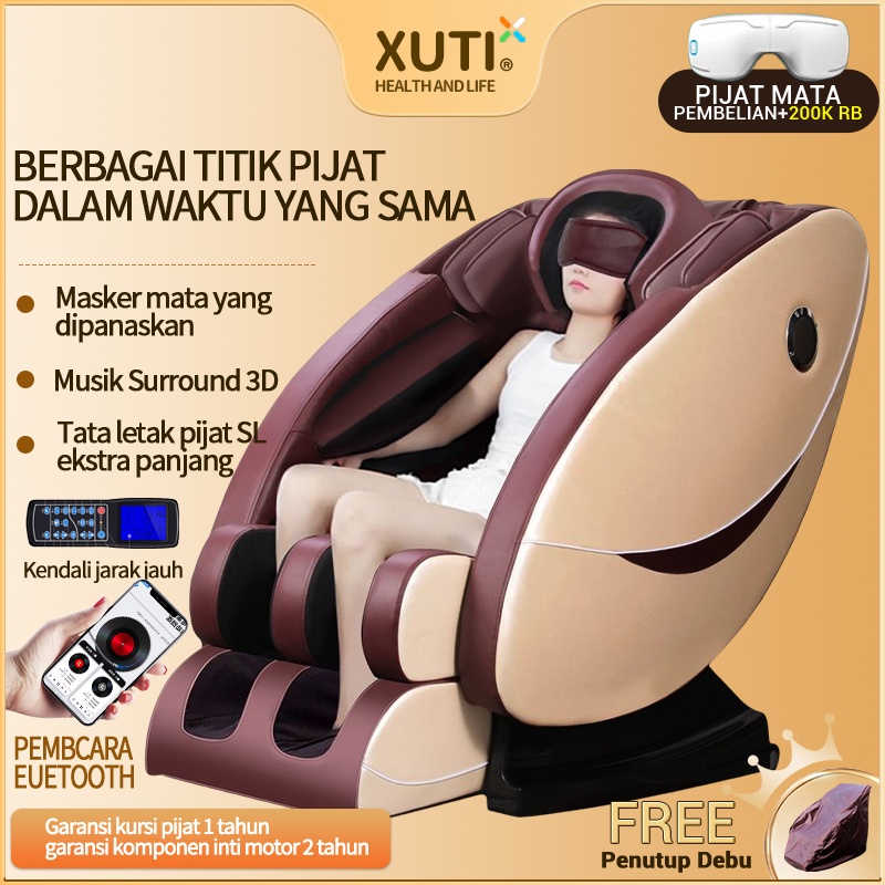 Kursi Pijat Musik Bluetooth Dengan Full Body Kneading Multifungsi Kapsul Fuang Mewah Sofa Pijat Listrik Sepenuhnya Otomatis