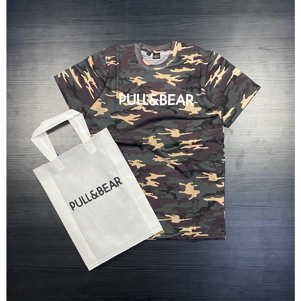 THSIRT KAOS CAMO PULL & BEAR