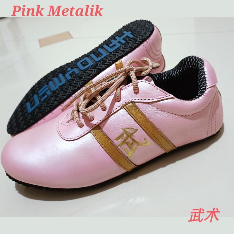 SEPATU WUSHU DEWASA, ANAK,  MERK HANDYMEN, BAHAN KULIT ASLI HANDMADE