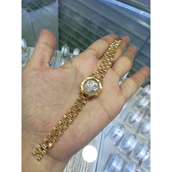 gelang model rolex plat 1 Emas 375 %