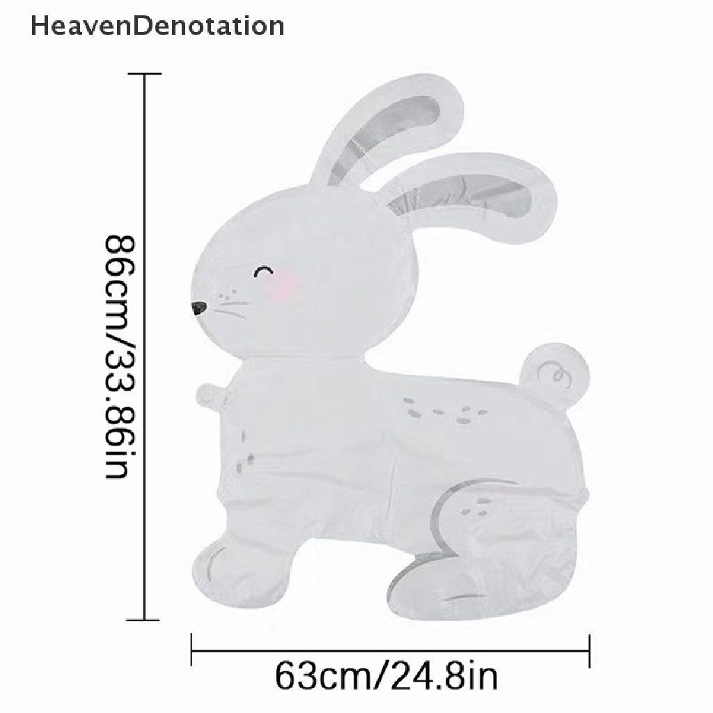 [HeavenDenotation] 4d Standing Rabbit Balon Lucu Kartun Hewan Balon Foil Dekorasi Pesta HDV