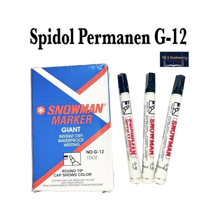 

M26 Spidol/Marker Permanen Snowman G12 ORI (Pcs) PALING DIMINATI ➹