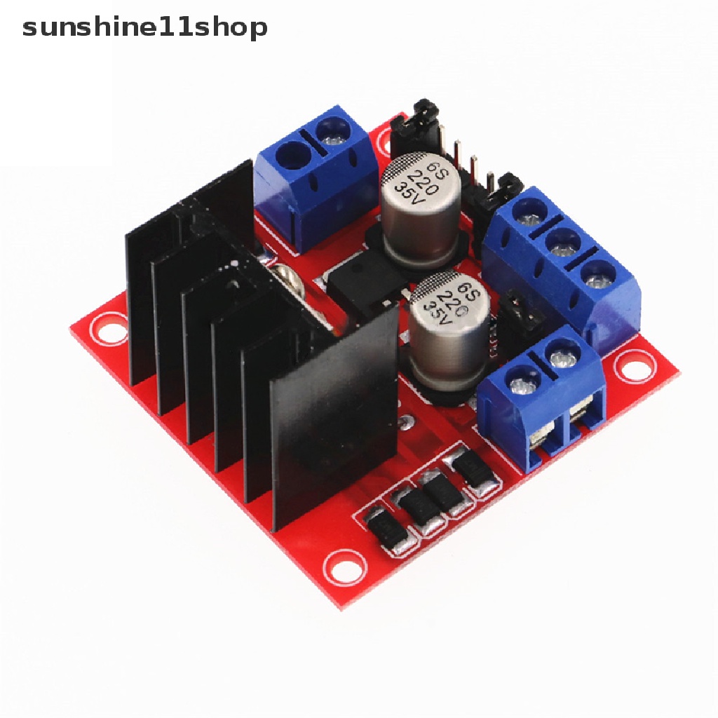 Sho L298N Motor Driver Controller Board L298 Modul Untuk Arduino Dual H Bridge DC Stepper Motor Mobil Pintar Robot N