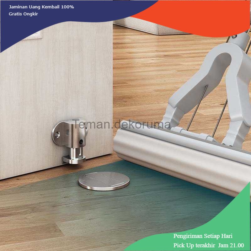 TD - DPR KAK Penahan Pintu Model Slot Anti-Collision Magnetic Door Stopper - XS-X018