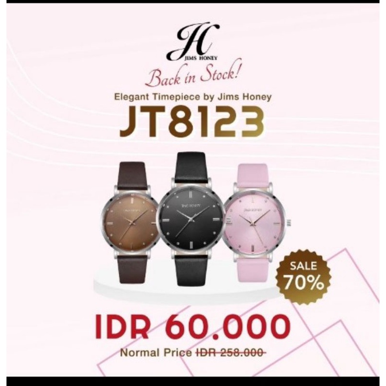 Jam tangan 8123 jims honey