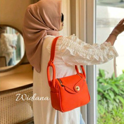 (Party Bag)Tas Wanita Fashion Sling Bag Women Shoulder Bag Kulit Jeruk Papirut