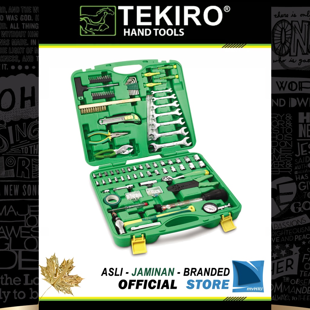 Kunci Set Isi 130 pcs Perkakas Mekanik + Montir / Mechanic Tools Set TEKIRO